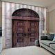 thumbnail image 3 of Cortina de ventana Moda 3D Impresión impermeable Drapedes de construcción Lavable Tela Cortinas Decoración para baño Dormitorio S 2PCS Methold HA010883-01, 3 of 7