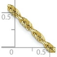 thumbnail image 5 of 10K Yellow Gold Jbsp's 2.75mm Diamond-Cut Lightweight Rope Chain (18 X 2.75) Made In Peru 5268-18, 5 of 5