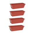thumbnail image 2 of Almencla 4 Pieces Window Box Planter Boxes Flower Pots for Indoor Outdoor Garden Yard M, 2 of 8