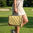 thumbnail image 4 of COEQINE Golf Cart Seat Covers with Carry Handle, Comfortable Golf Cart Seat Towel Blanket, Fits for EZGO Yamaha Club Car and Other 2-Seat Golf Carts, Highland Cow Sunflower Yellow, 4 of 8