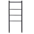 thumbnail image 4 of Better Homes & Gardens Springwood Freestanding Acacia Wood Towel Ladder, 4 Tiers, Black, 4 of 12