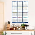 thumbnail image 3 of Calendrier Mural Effaçable pour Maison Bureau, Calendrier Mural Réversible avec Surface Effaçable à Sec et Humide, Fond Blanc Éclatant (Planificateur Numérique, Papier Laminé Épais), 3 of 6