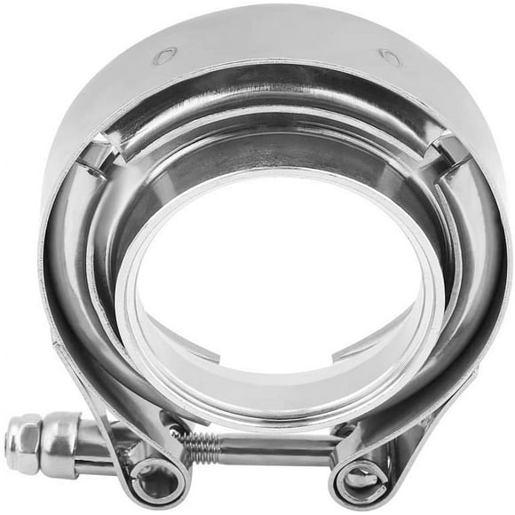 Band Clamp Flange, 2.0 Inch V Band Clamp Flange Kit for Turbo Exhaust Downpipes Stainless Steel(4inch)
