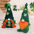 thumbnail image 5 of Kugisaki St.Patrick's Day Decorations Plush Funny Green Shamrock Gnomes for Home Office Table Centerpiece Ideal Gifts, 5 of 7
