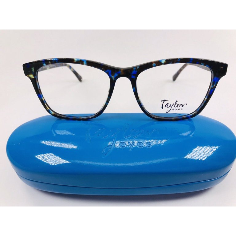 NEW Taylor Eyes Blue Marble REBA Eyeglasses 51mm with Case NEW Taylor Eyes Blue Marble REBA Eyeglasses 51mm with Case  main image 3