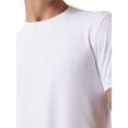 thumbnail image 3 of Camiseta DKNY de Algodón Suave Corte Clásico Cuello Redondo Blanca, 3 of 7