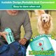 thumbnail image 1 of Botella de agua para perros, botella de agua de viaje portátil de 300 + 100 ml para perros, gatos, mascotas, caminar, viajar (verde) LingWen 9024715166937, 1 of 1