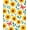 Yellow, Pattern 2, variant on ODIKA 4'x6' Machine Washable Non-Slip Area Rug, Enchanted Grove Seasonal Botanical Pedestal Wrap High Traffic Rug, Black, 740518