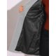 thumbnail image 5 of Abrigos de invierno para mujeres INSPIRE CHIC, con rayas, cuello de solapa, abotonado, abrigo gris XL, 5 of 5