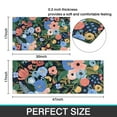 thumbnail image 7 of Pioneer Flower Floral Print Pattern Kitchen Rugs Sets Of 2,Anti Fatigue Kitchen Mat Rugs Non Slip Washable,Decorative Kitchen Floor Mats for Kitchen,Sink,Laundry,17"x30"+17"x47", 7 of 7