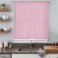 thumbnail image 5 of Pink Burlap Texture Sheer Curtains 96 Inches Long, Farmhouse Vintage Pink Light Filering Curtains, Privacy Drapes Simi Floor to Veiling Curtain for Living Room Bedroom Large Window Treatment, 5 of 9