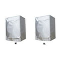 thumbnail image 4 of Justharion Moisture-proof And Wide Application Washing Machine Covers For Silver As Shown XL 1Set, 4 of 6