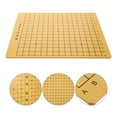 thumbnail image 1 of Dual-sided Chinese Chess Game Chessboard Desktop Board Game Gobang Chessboard, 1 of 8