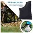 thumbnail image 5 of Sac Souffleur de Feuilles Sac de Rangement pour Aspirateur Pelouse Déchiqueteuse Sac Souffleur de Remplacement Sac Polyester Résistant avec Fermeture Éclair - Noir, 5 of 5