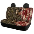 thumbnail image 6 of Pzuqiu Deer Flag Car Seat Covers Set Lightweight Breathable Car Seat Covers Front Seats Back Seats Easy to Install Universal Anti-Slip Driver Seat Cover with Backrest Fit for Car Truck, 6 of 7