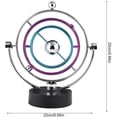 thumbnail image 2 of Simulación de movimiento perpetuo, asteroide, Vía Láctea, modelo de anularidad, péndulo de Newton, juguete Libra, decoración de escritorio TUNC Sencillez, 2 of 5