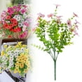 thumbnail image 2 of Artificial Outdoor Flowers – 7-Bundle Uv-Resistant Faux Flowers for Spring, Summer, And Fall Decor, Perfect for Gardens, Porches, And Home Staging, No Maintenance Neededharlik, 2 of 9