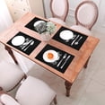 thumbnail image 6 of XMXT 6 Pcs Woven Placemats, Rose Skull Print Stain Resistant Anti-Skid Placemat for Kitchen Table, 12 x 18 inches, 6 of 6