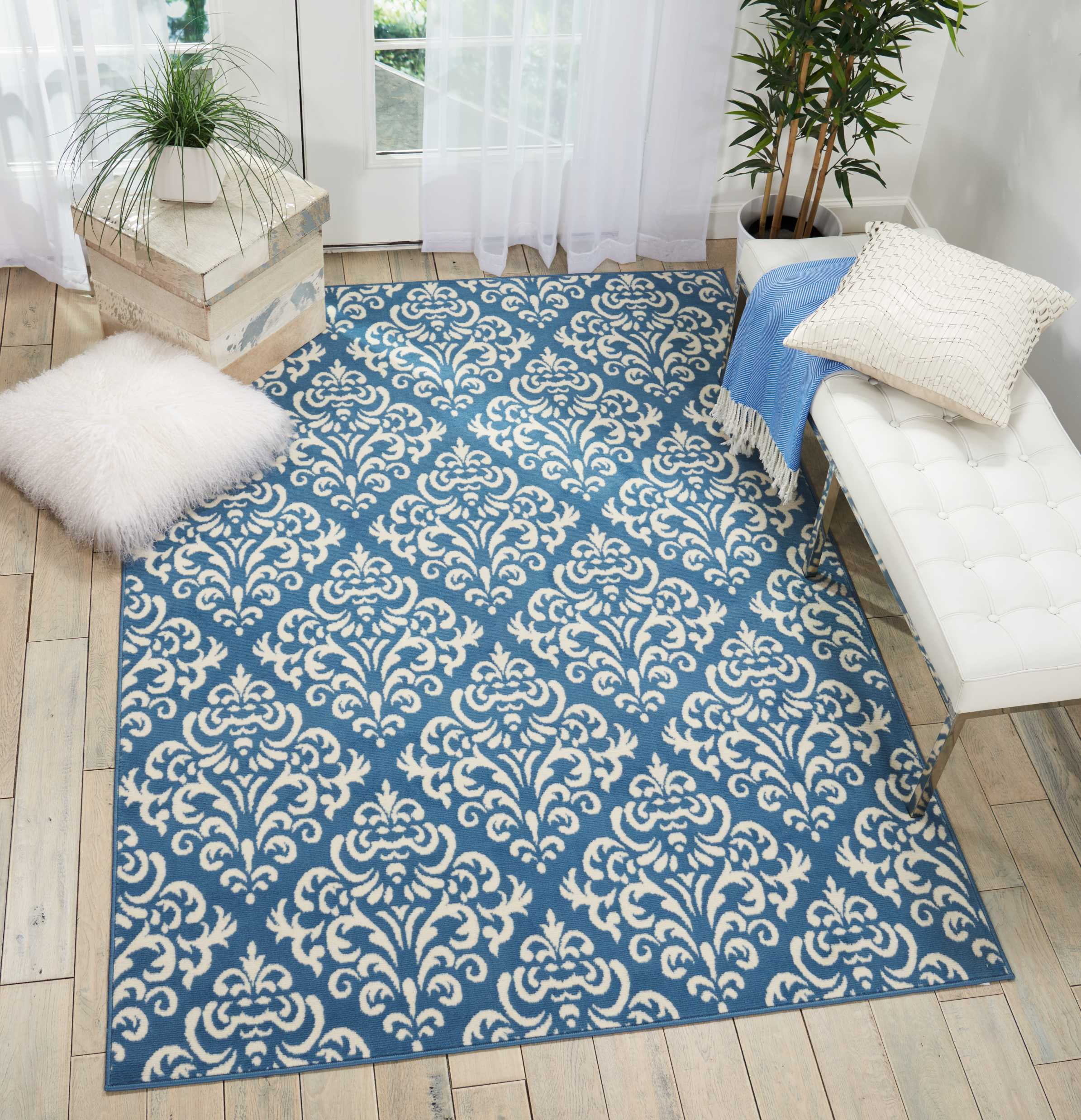 Vintage Damask Area Rug by Pinewood Grove