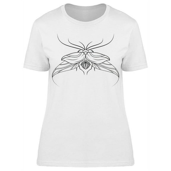 Beetle Butterfly Sketch Tee Women's -Image by Shutterstock