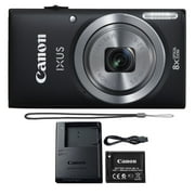 Canon IXUS 185 / ELPH 180 20.0MP 8X Optical Zoom 720p Video Compact Digital Camera Black