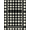 Black And White, Pattern 7, variant on ODIKA 8'x10' Washable Area Rug Durable, Non-Slip Large Checkered Bold Border Doormat Layering Front Under Plaid Refined for Living Room, Sectional, Family