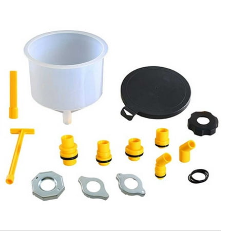 

Aoanydony /Set Engine Motor Radiator Coolant Filling Funnel Kit Car Cooling Refill Tools Spill-proof Automobile Funnels