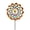 multicolor, variant on Dserhfy Colorful Flower Wind Spinner with Stake Weather-proof Outdoor Garden Yard Lawn Metal Rotary Windmill Ground Spike Decoration