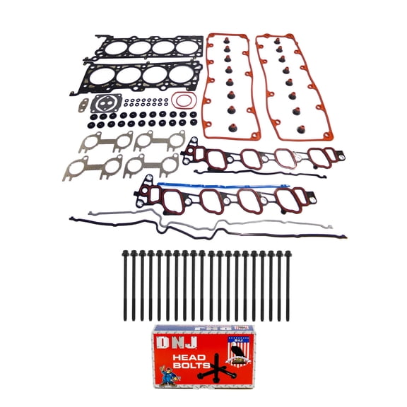 DNJ HGB4156 Cylinder Head Gasket Set Fits Cars & Trucks 02-08 Fitsd Lincoln Mercury 4.6L SOHC 16V