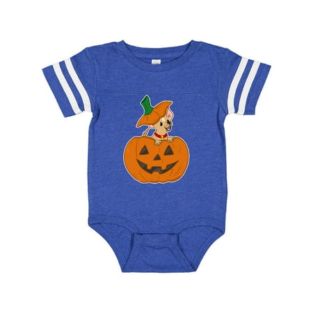 

Inktastic Halloween Chihuahua in Pumpkin Gift Baby Boy or Baby Girl Bodysuit