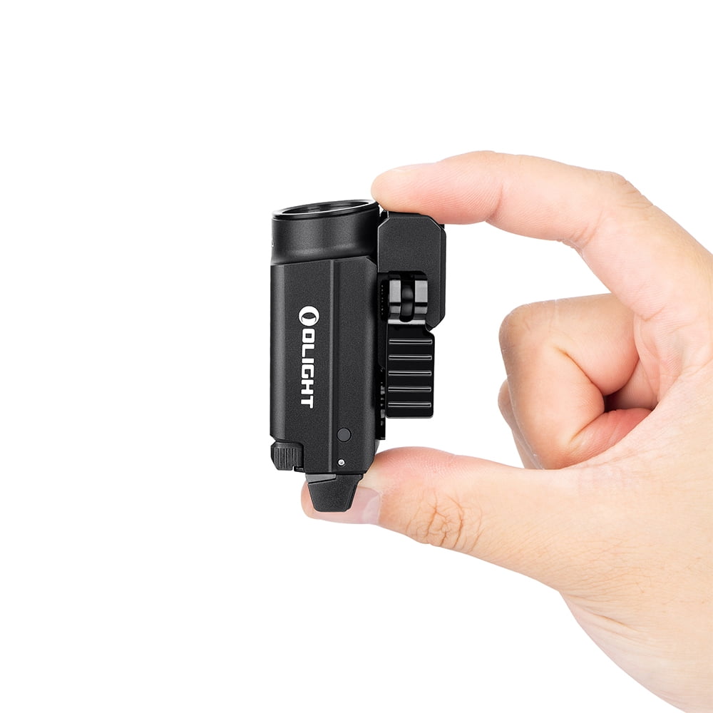 Olight Baldr S Strobe Rechargeable Light, 800 Lumens White LED and Green Laser
