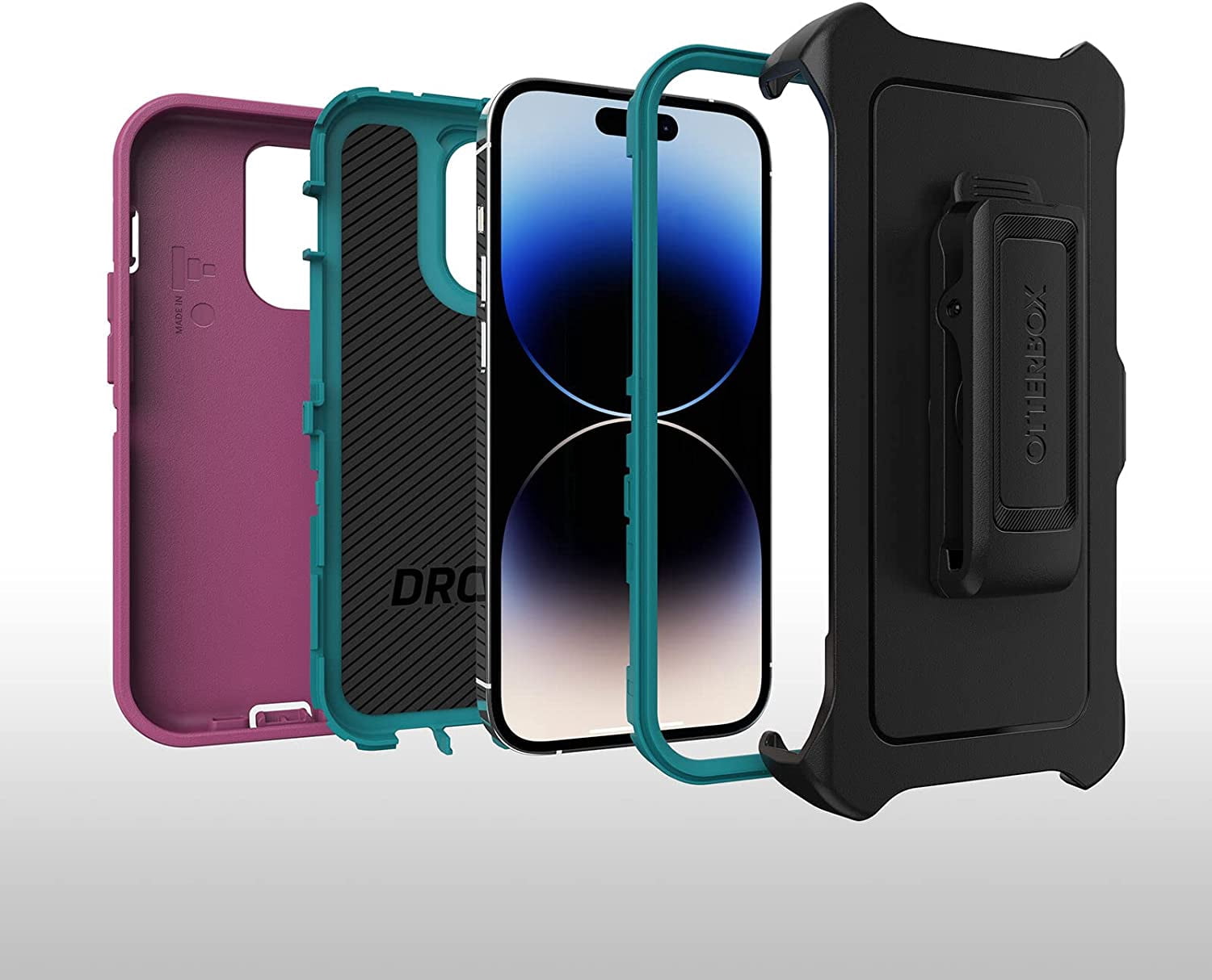 OtterBox Defender Series Canyon Sun (Pink) iPhone 14 Pro Case 77-88386