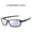 Silver, variant on Mens Polarized Sports Sunglasses with Cool Mirror Lens and Strong Resin Construction for Enhanced Vision