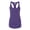Purple Rush, variant on Next Level Apparel Women's Ideal Racerback Tank