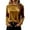 Brown, variant on And Summer High End Velvet Top Round Neck Loose Light Unique And Versatile T Shirt
