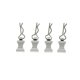 thumbnail image 1 of RC Crawler Shell Clips Pins Decoration Reemplazar la parte 1/10 1/8 KIT DE PIEZAS DE ACTUALIZACIÓN Reemplazo de accesorios para TRAXXAS TRX4 Paquete de plata de 4 seitruly FN001150-01, 1 of 7