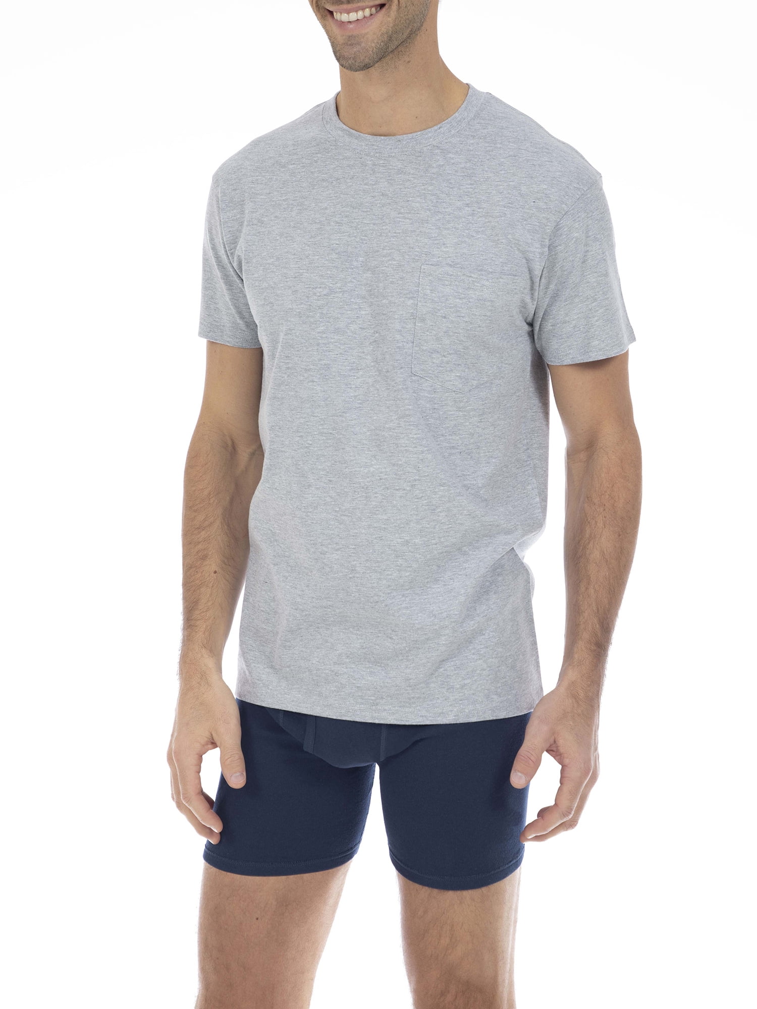 George Men's Pocket T-Shirts, 6-Pack - Walmart.com George Men's Pocket T-Shirts, 6-Pack - Walmart.com