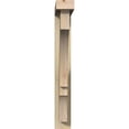 thumbnail image 2 of Ekena Millwork 4"W x 22"D x 30"H Balboa Block Rough Sawn Bracket w/ Offset Brace, Douglas Fir, 2 of 25