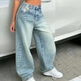 thumbnail image 5 of Tiijoy Girls Straight Leg Jeans Elastic Waist Denim Pants Casual Trousers, Sizes 1-16, 5 of 5