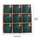thumbnail image 3 of Xihbxyly Bolas Navideñas de Terciopelo, Diseño Flocado, Juego de 12 Piezas, Fáciles de Colgar, Elegante Decoración para El Hogar, Perfectas para Árbol de Navidad, Puertas y Chimenea, 2,4 Pulgadas, Co, 3 of 6