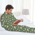 thumbnail image 6 of Sikiie Cute goose Print Mens Pajama Set, Soft Warm Long Sleeve Sleepwear, Cozy Button-Down Pjs for Men-Medium, 6 of 7