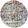 thumbnail image 4 of SAFAVIEH Madison Roswell Vintage Abstract Area Rug, Blue/Green, 9' x 12', 4 of 10