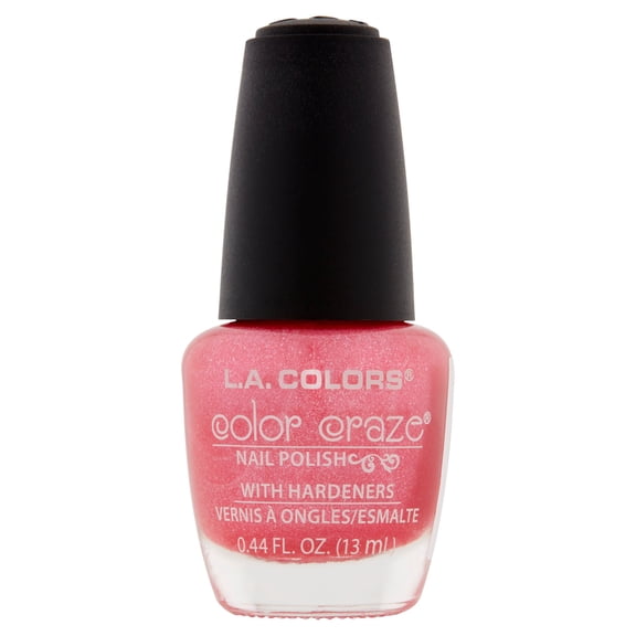L.A. COLORS Color Craze Nail Polish, Coral Reef, 0.44 fl oz