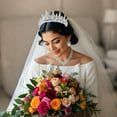 thumbnail image 5 of Tiaras Crowns for Women Earrings Necklace Crystal Bridal Jewelry Set Wedding, Birthday, Quinceañera,Thanksgiving, 5 of 12