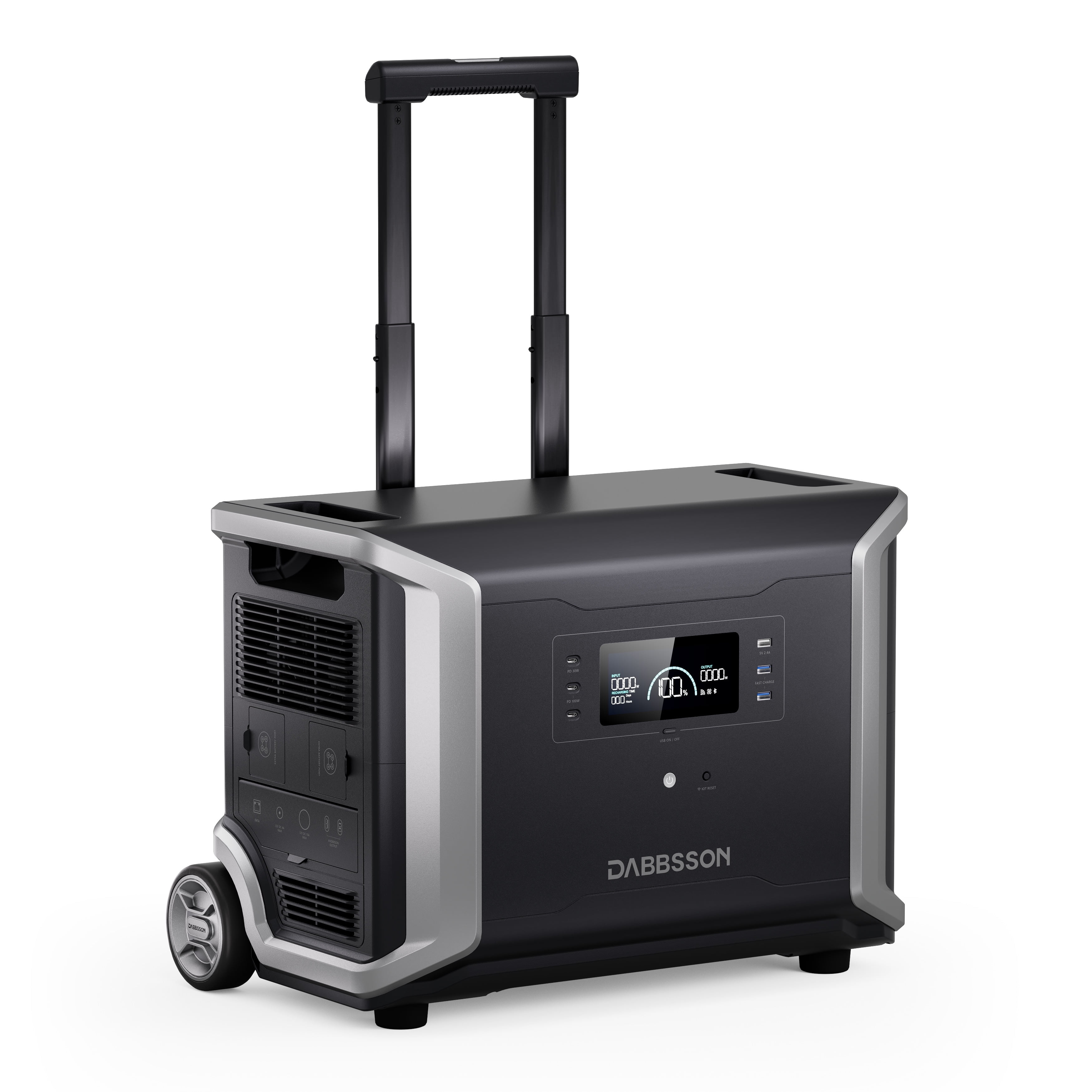 DABBSSON DBS3500 3430Wh 3600W Portable Power Station Solar Generator Surge 7200W for Home Backup Emergency