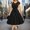 Black, variant on Elegant Women's Casual Tennis Dress for Versatile Occasions by and Wedding Guest Style Blue L
