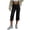 Black, variant on Women Faux Leather Capri Pants Going Out Casual Button Elastic High Waist Cropped Pants Y2K Trendy Straight Leg Capris with Pockets