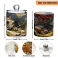 thumbnail image 3 of High-value clear storage jars keep life organized and within reach one sizex4 Gray Wolf and Squirrel, 3 of 7