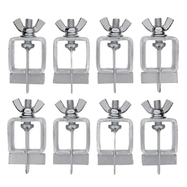 Clips Mariposa De Soldadura Soportes De Mariposa De Soldadura De Acero Al Cromo Vanadio Abrazaderas De Soldadura De Alta Dureza Posicionadores Accesorio De Soldadura Para Fijación De 8Pcs Scienceny TO002808-00