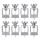 thumbnail image 1 of Clips Mariposa De Soldadura Soportes De Mariposa De Soldadura De Acero Al Cromo Vanadio Abrazaderas De Soldadura De Alta Dureza Posicionadores Accesorio De Soldadura Para Fijación De 8Pcs Scienceny TO002808-00, 1 of 6